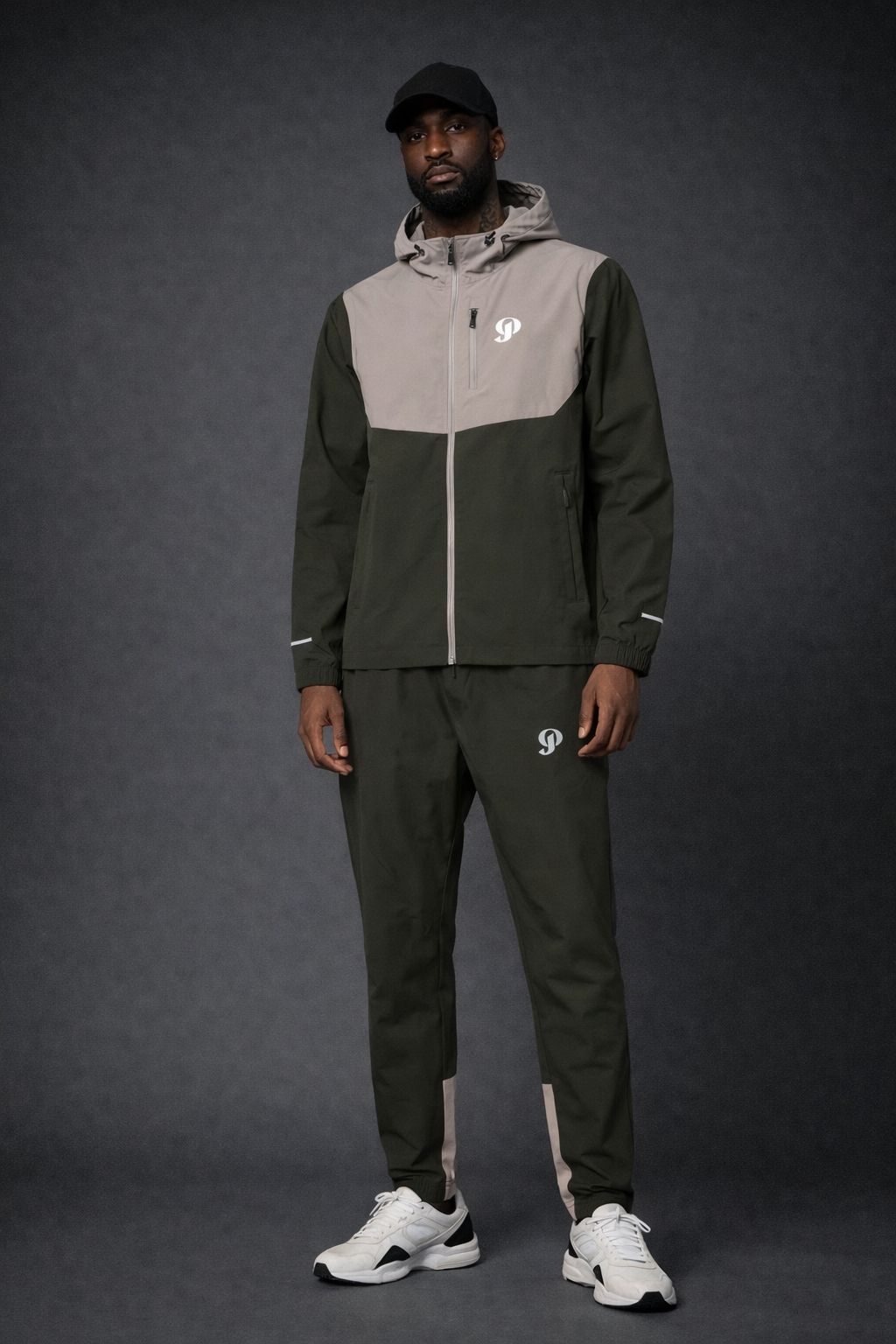 OJ Cartel Trainingspak - Taupe/groen